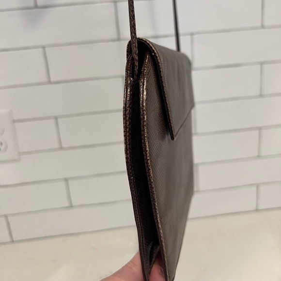 Walter Steiger Vintage Crossbody Leather Purse. Brown leather. - Picture 6 of 15